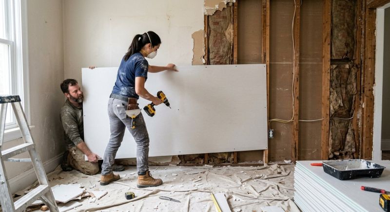 Ceiling Drywall Replacement in Denver County, CO