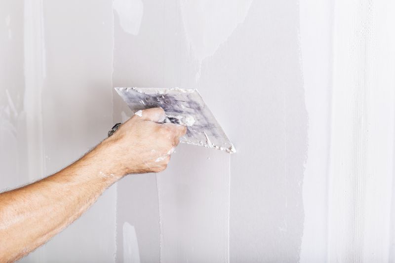 Skim Coating in Progress